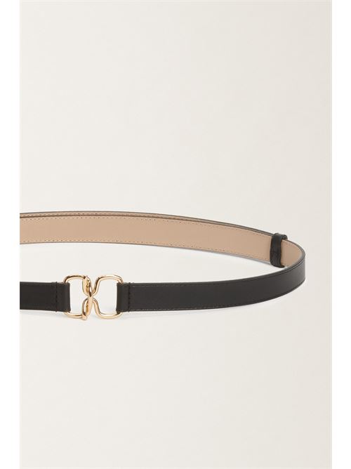 LEATHER BELT FABIANA FILIPPI | AAD265A972825 NERO